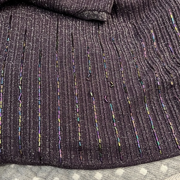 PURPLE METALLIC TWIN SET BY BIANCA NYGÅRD - Picture 11 of 11